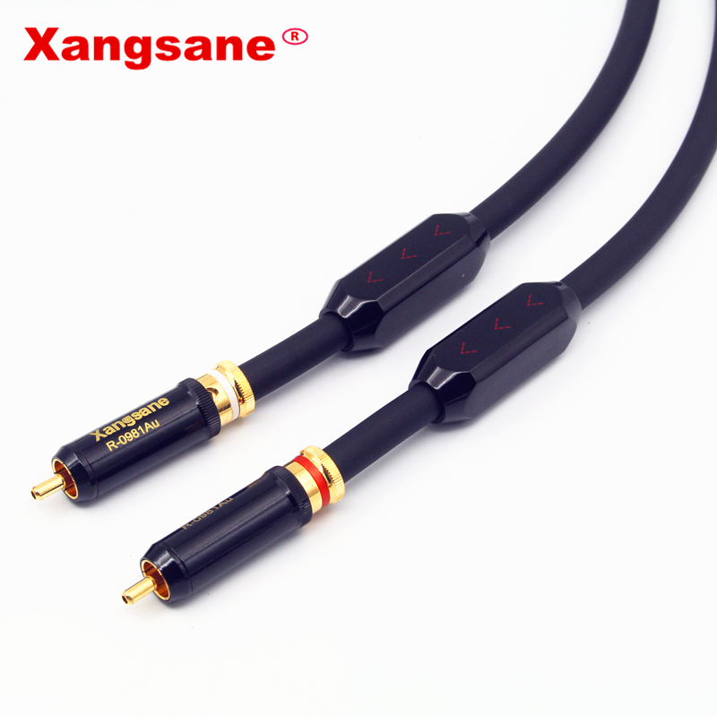 Xangsane-sp-5008Cu-High-performance-OCC-rca-to-rca-cable-hifi-conductor-HIFI-audio-cable-2RCA-male-to-male-audio-cable-2255800250025570