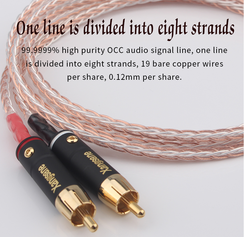 xangsane-OCC-silver-plated-8-strands-compiled-hifi-rca-cable-audio-signal-cable-2RCA-2RCA-audio-connection-amplifier-cable-2255800991507334