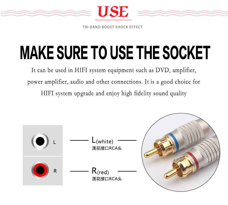 xangsane-OCC-silver-plated-8-strands-compiled-hifi-rca-cable-audio-signal-cable-2RCA-2RCA-audio-connection-amplifier-cable-2255800991507334